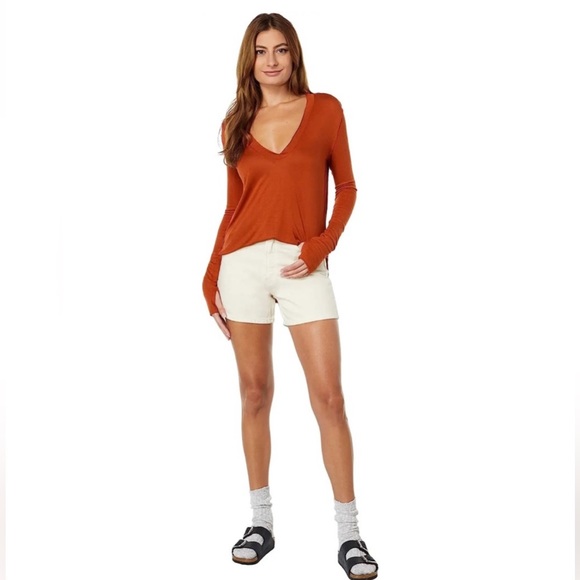 NWT Free People Fresh & Clean Long Sleeved Tee - Picture 2 of 4